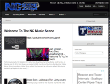 Tablet Screenshot of ncscene.com